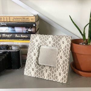Urban Outfitters Bohemian crochet picture frame